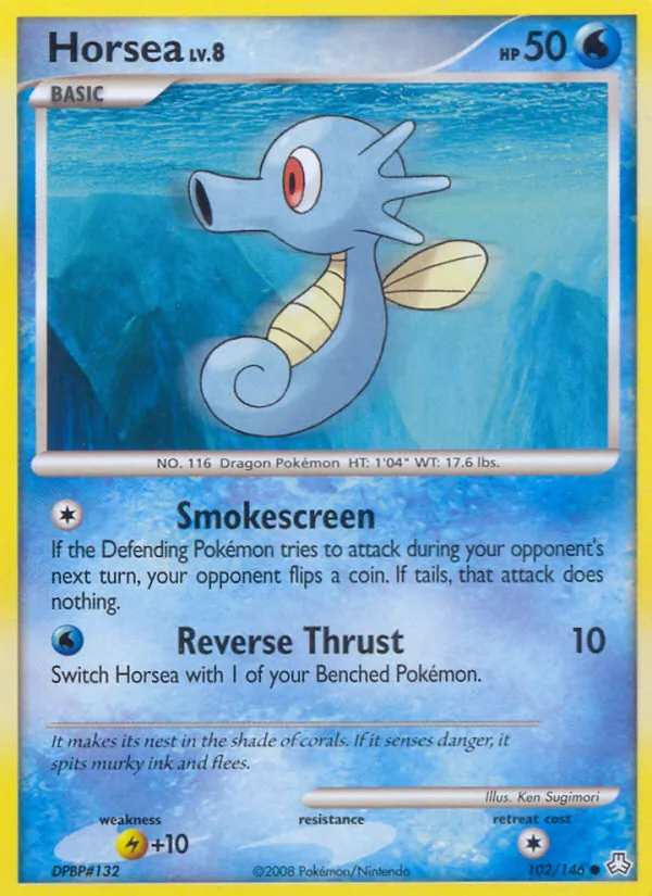 Horsea #102 – Legends Awakened card