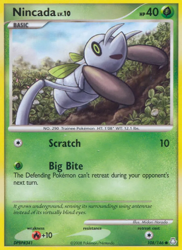 Nincada #108 – Legends Awakened card