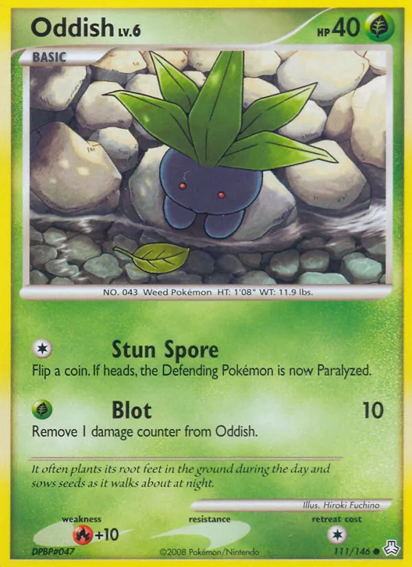 Oddish #111 – Legends Awakened card