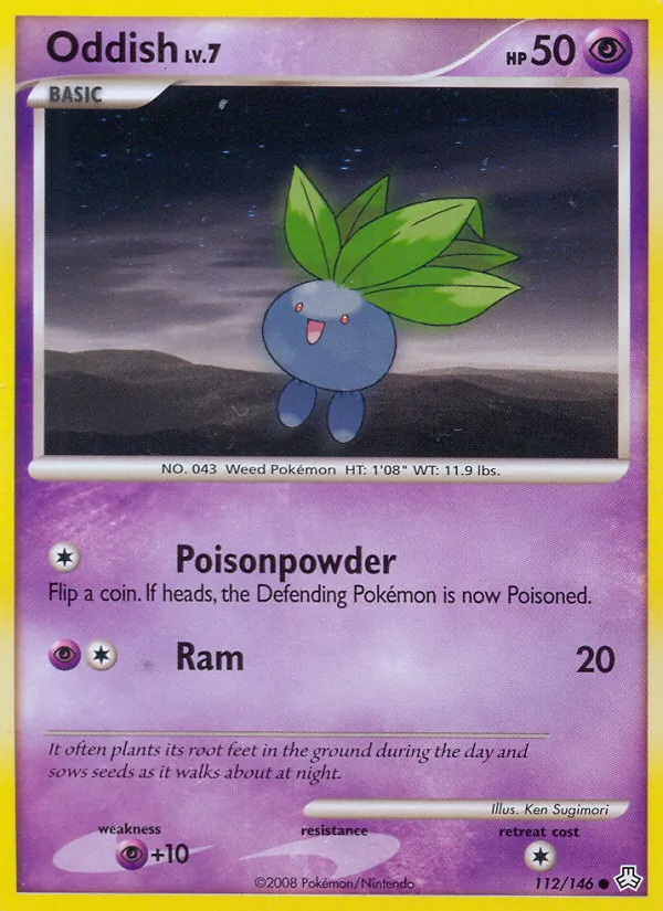 Oddish #112 – Legends Awakened card