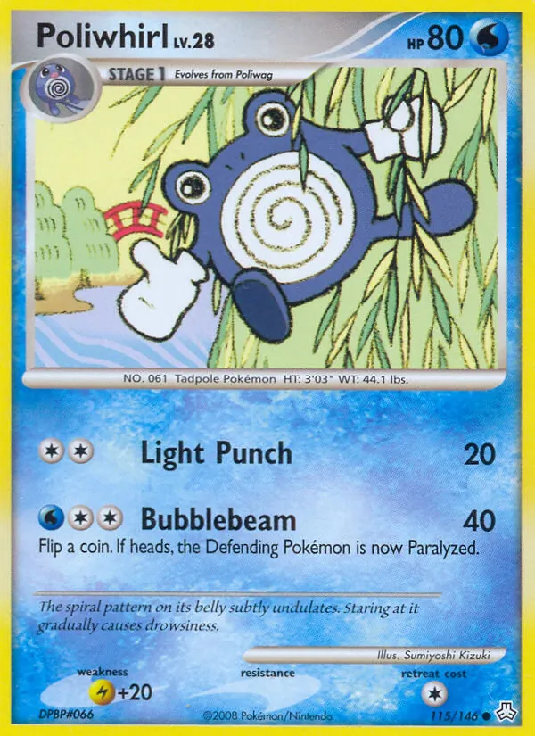 Poliwhirl #115 – Legends Awakened card