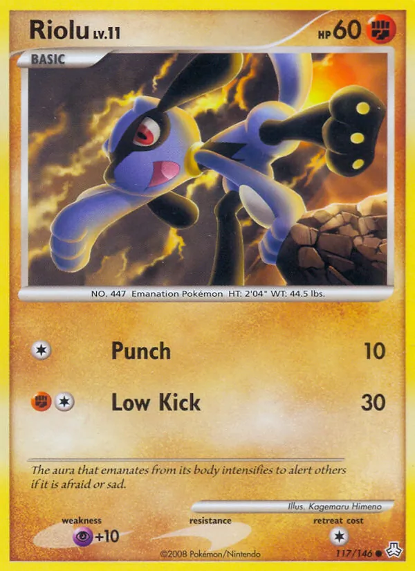 Riolu #117 – Legends Awakened card