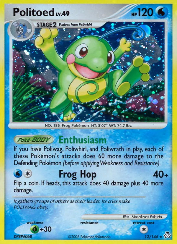 Politoed #12 – Legends Awakened card