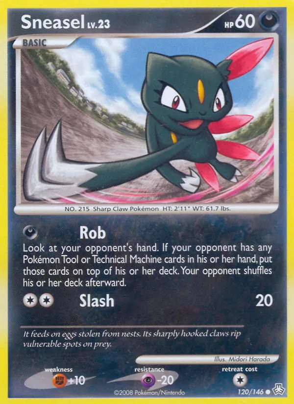 Sneasel #120 – Legends Awakened card