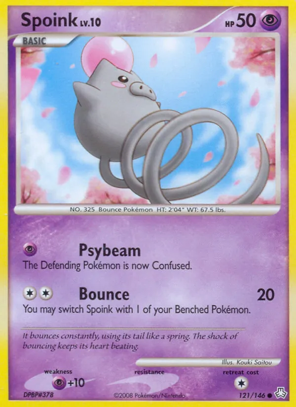 Spoink #121 – Legends Awakened card