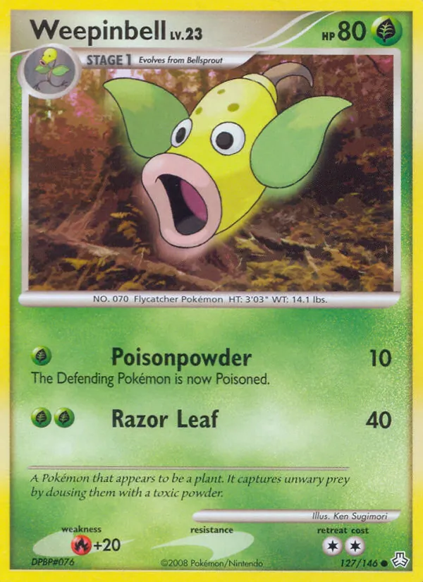 Weepinbell #127 – Legends Awakened card