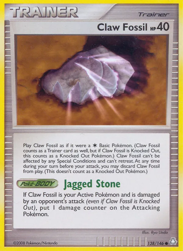 Claw Fossil #138 – Legends Awakened card
