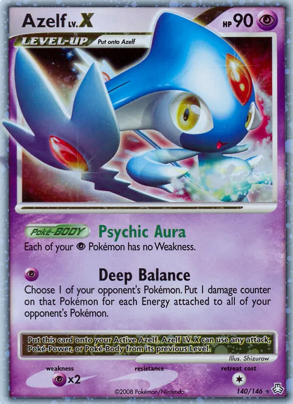 Azelf #140 – Legends Awakened card