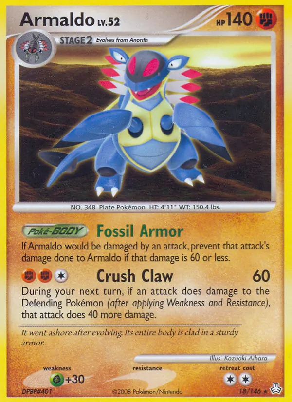 Armaldo #18 – Legends Awakened card