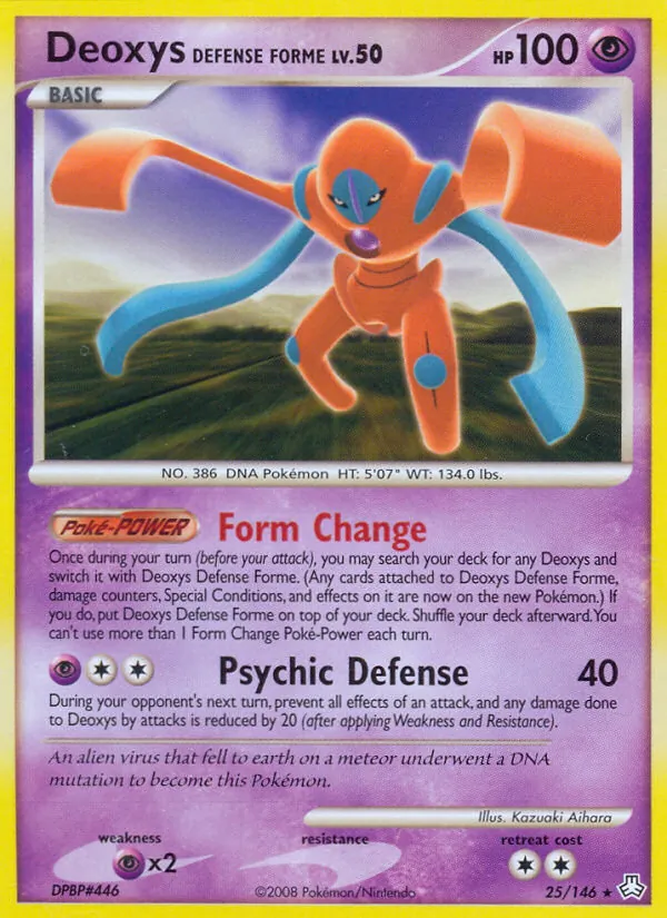 Deoxys Defense Forme #25 – Legends Awakened card