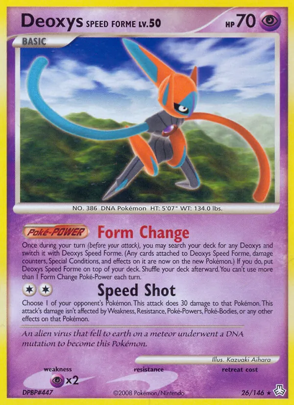 Deoxys Speed Forme #26 – Legends Awakened card