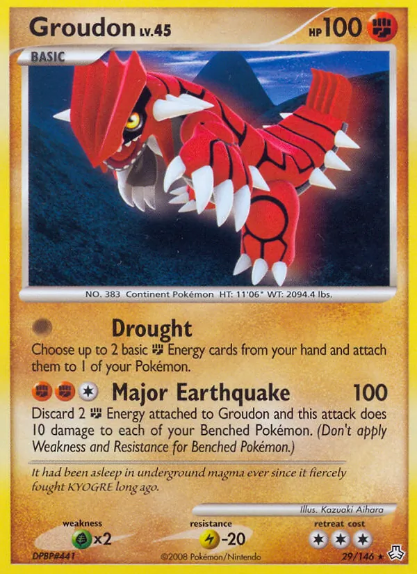 Groudon #29 – Legends Awakened card