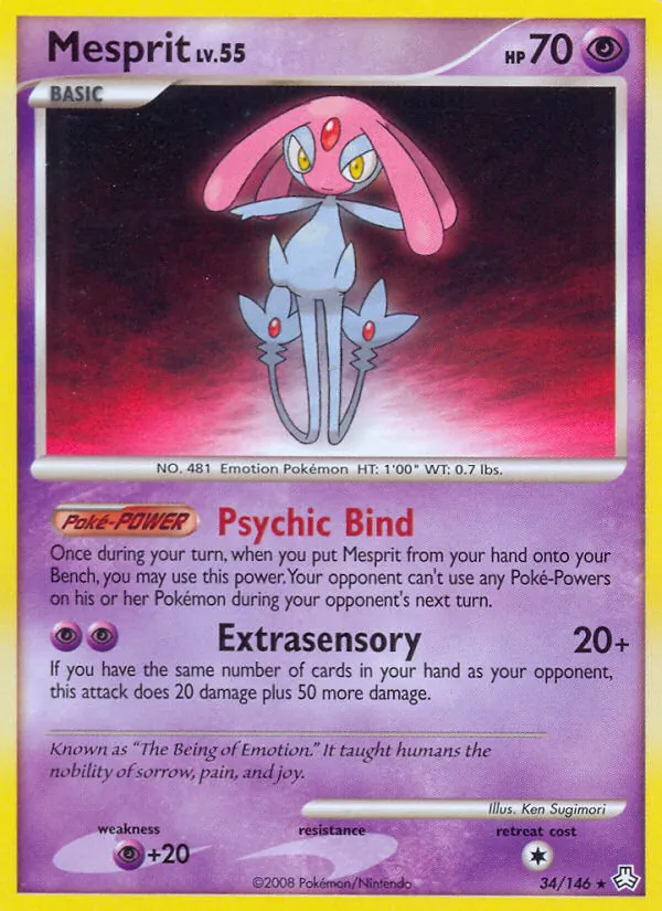 Mesprit #34 – Legends Awakened card