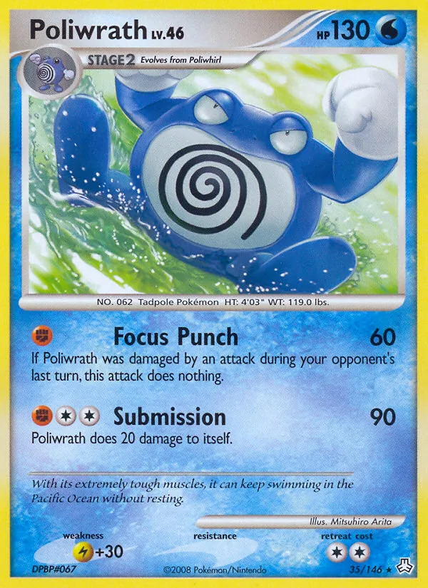 Poliwrath #35 – Legends Awakened card