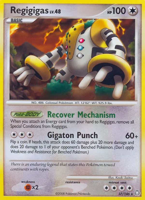 Regigigas #37 – Legends Awakened card