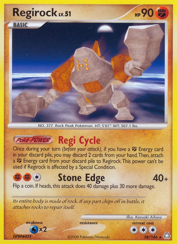 Regirock #38 – Legends Awakened card