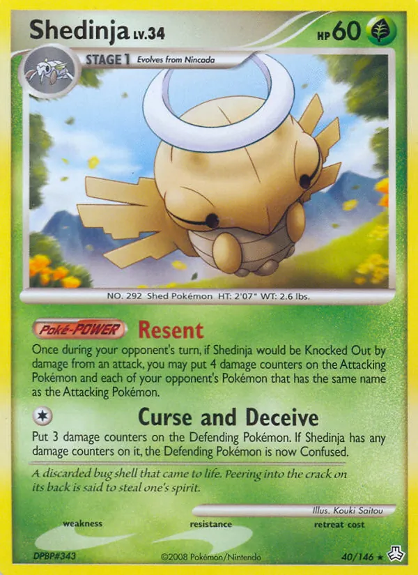 Shedinja #40 – Legends Awakened card