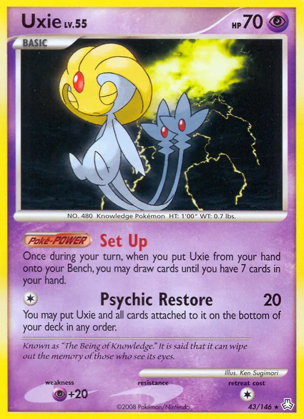 Uxie #43 – Legends Awakened card