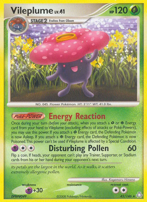 Vileplume #45 – Legends Awakened card