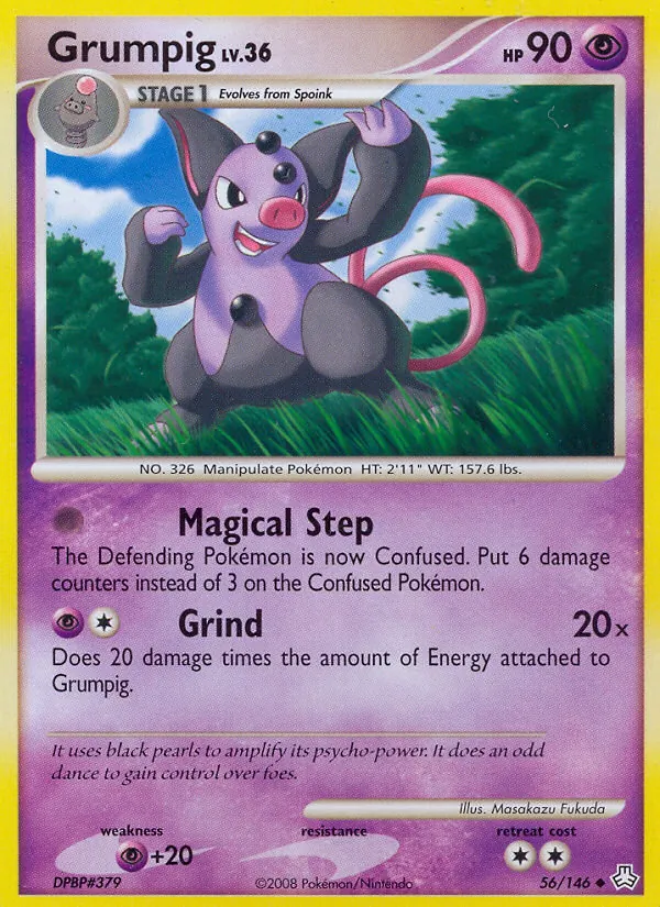 Grumpig #56 – Legends Awakened card