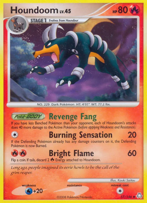 Houndoom #57 – Legends Awakened card