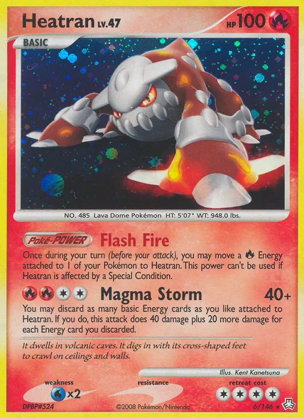 Heatran #6 – Legends Awakened card