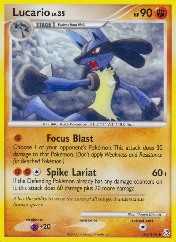 Lucario #61 – Legends Awakened card