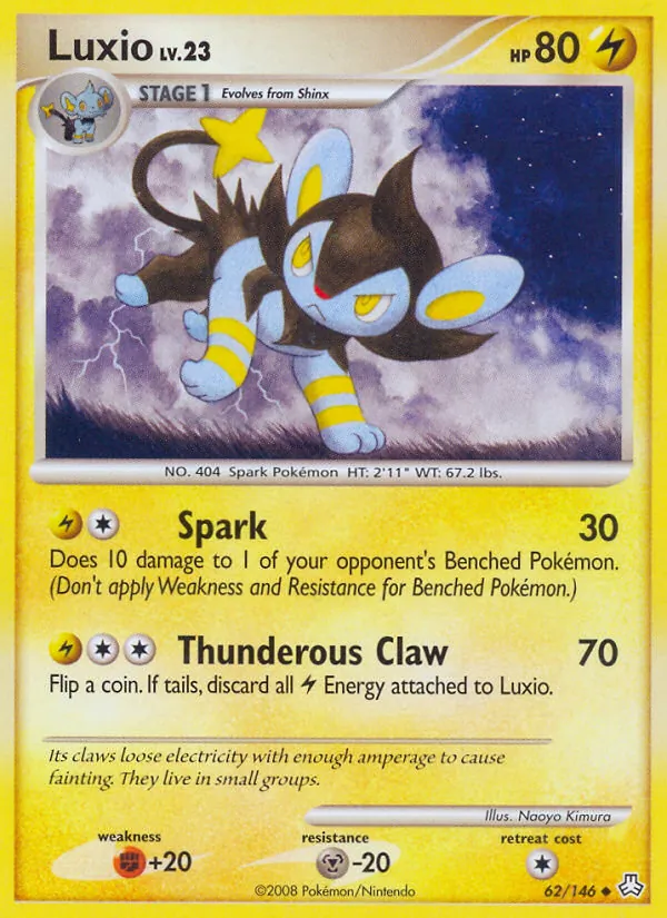 Luxio #62 – Legends Awakened card