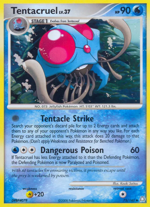 Tentacruel #75 – Legends Awakened card