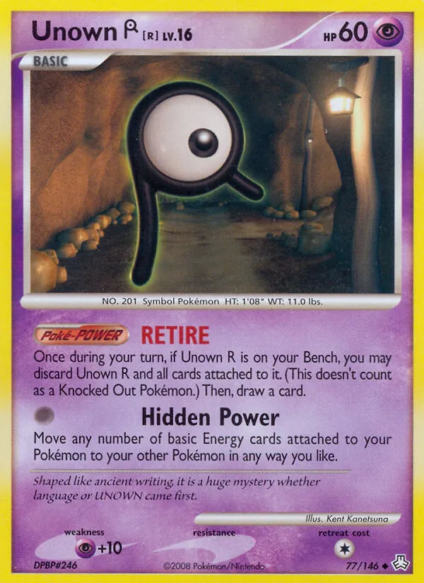 Unown R #77 – Legends Awakened card
