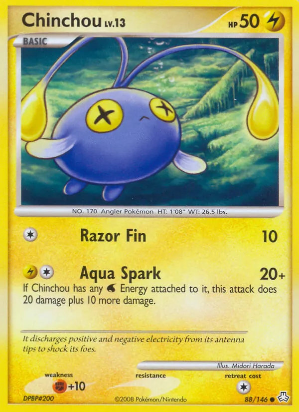 Chinchou #88 – Legends Awakened card