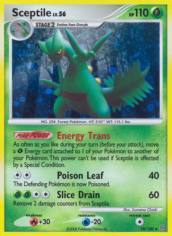Sceptile #10 – Stormfront card