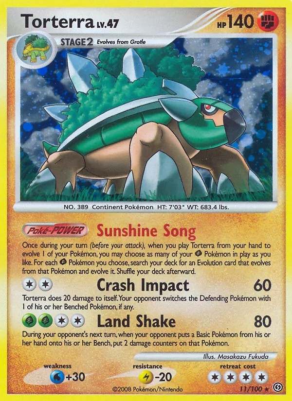 Torterra #11 – Stormfront card