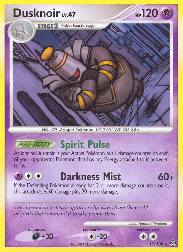 Dusknoir #17 – Stormfront card