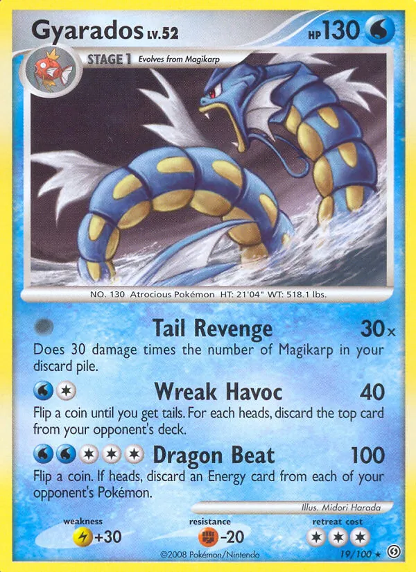 Gyarados #19 – Stormfront card