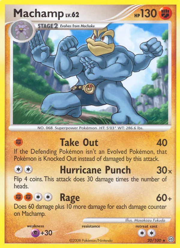 Machamp #20 – Stormfront card