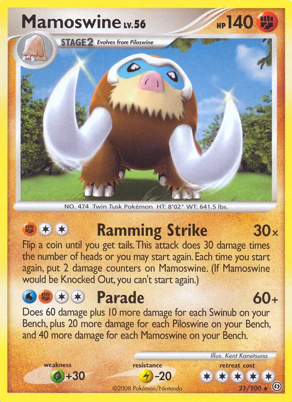 Mamoswine #21 – Stormfront card
