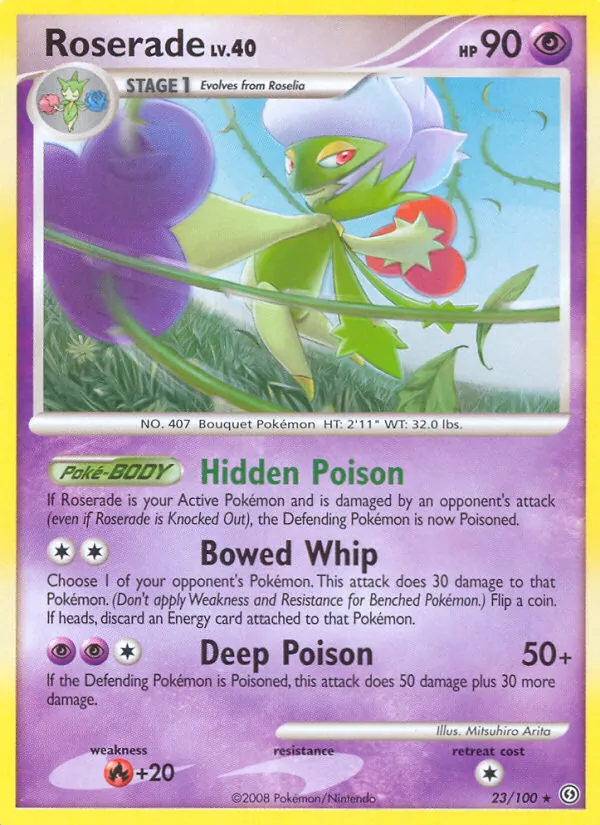 Roserade #23 – Stormfront card