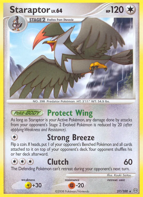 Staraptor #27 – Stormfront card