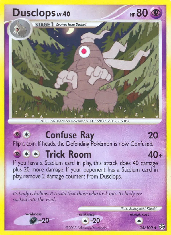 Dusclops #35 – Stormfront card