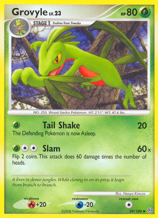Grovyle #39 – Stormfront card
