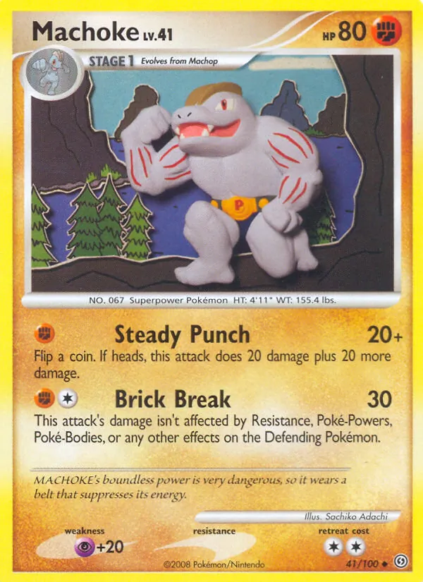 Machoke #41 – Stormfront card