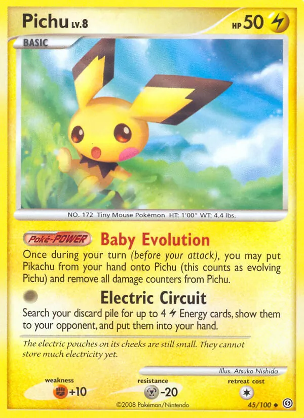 Pichu #45 – Stormfront card