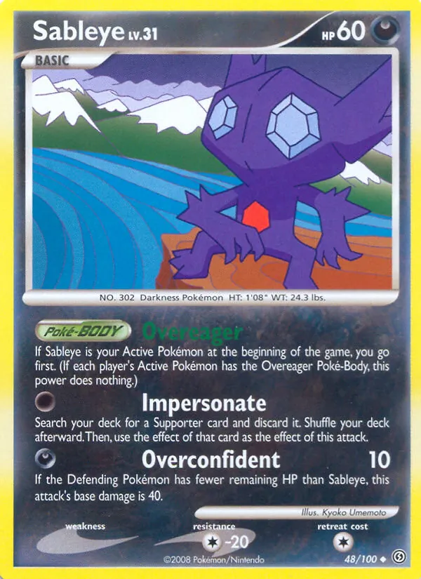 Sableye #48 – Stormfront card