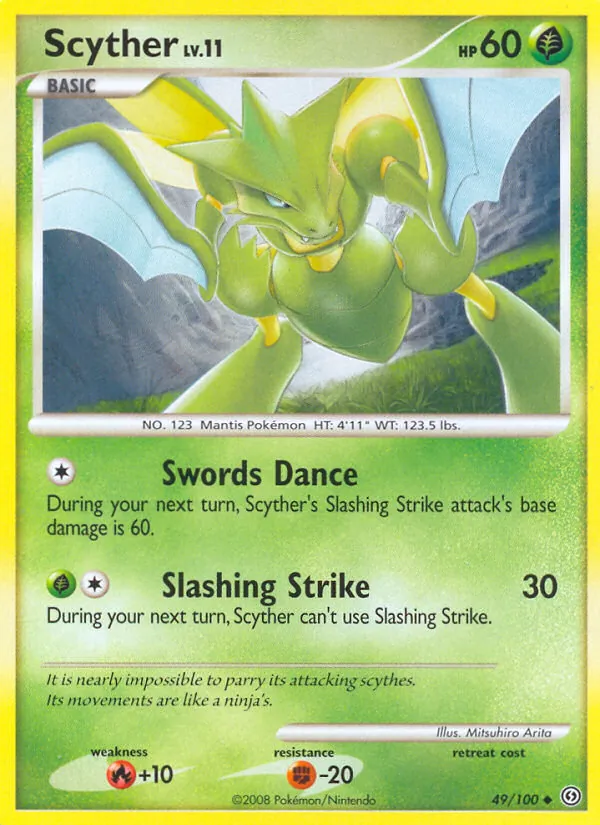 Scyther #49 – Stormfront card