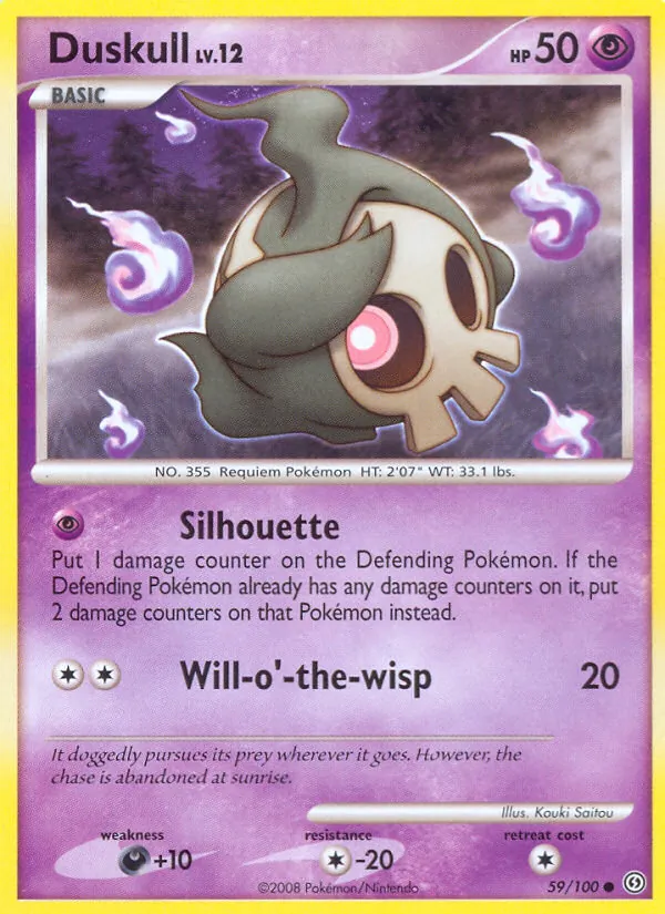 Duskull #59 – Stormfront card