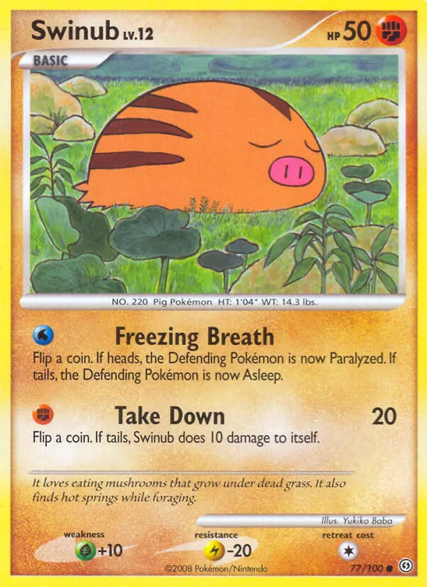 Swinub #77 – Stormfront card
