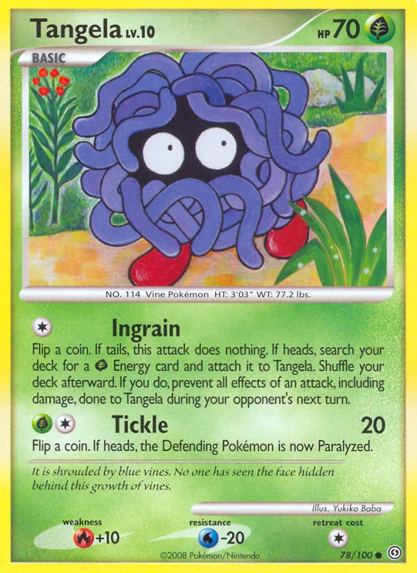 Tangela #78 – Stormfront card