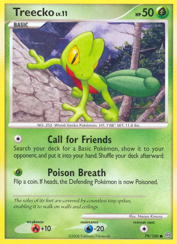 Treecko #79 – Stormfront card