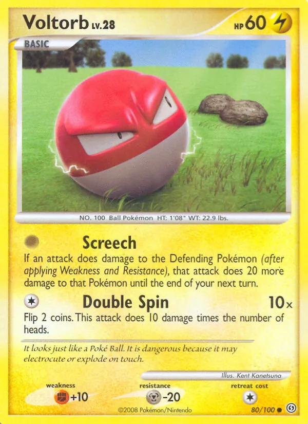 Voltorb #80 – Stormfront card